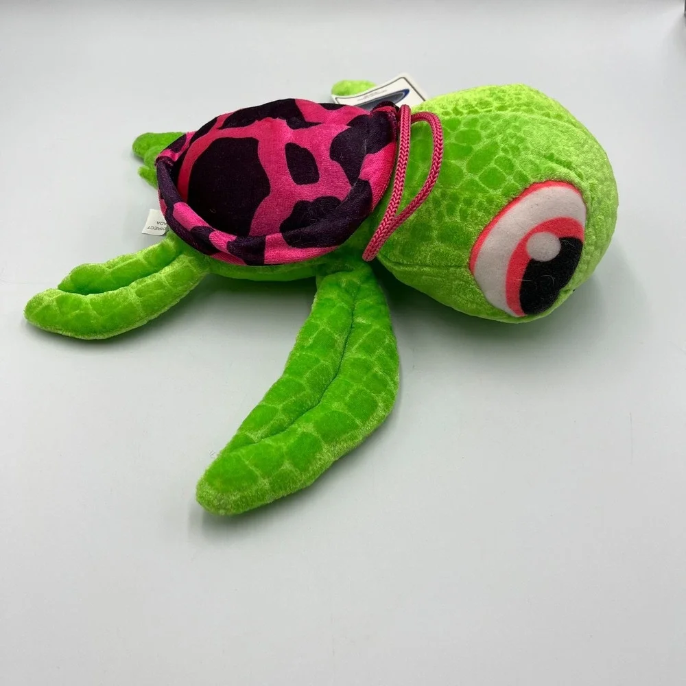 New w Tag Ideal Toys Direct Green Turtle Stuffed Animal Toy Plush 11